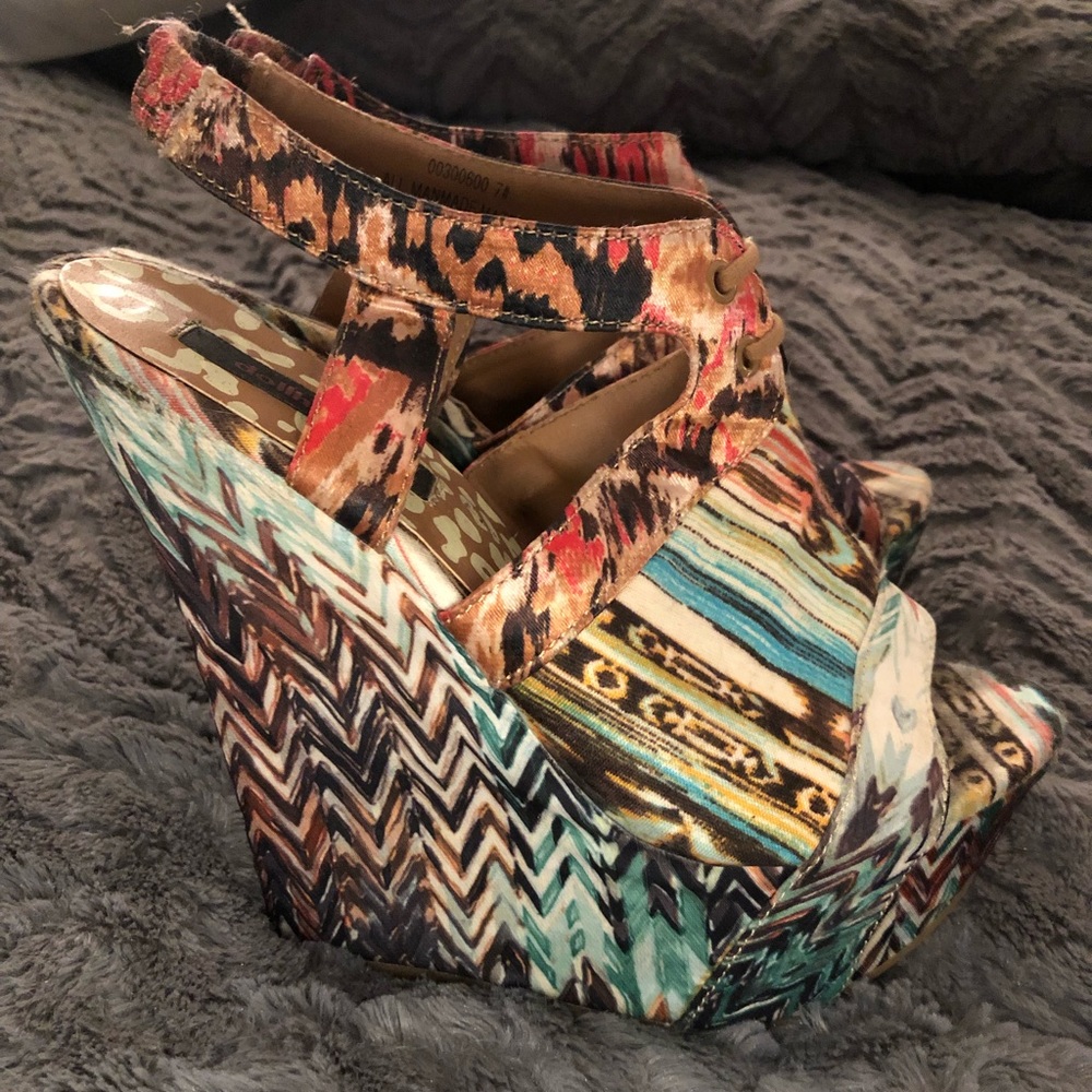 Multi colored Wedges